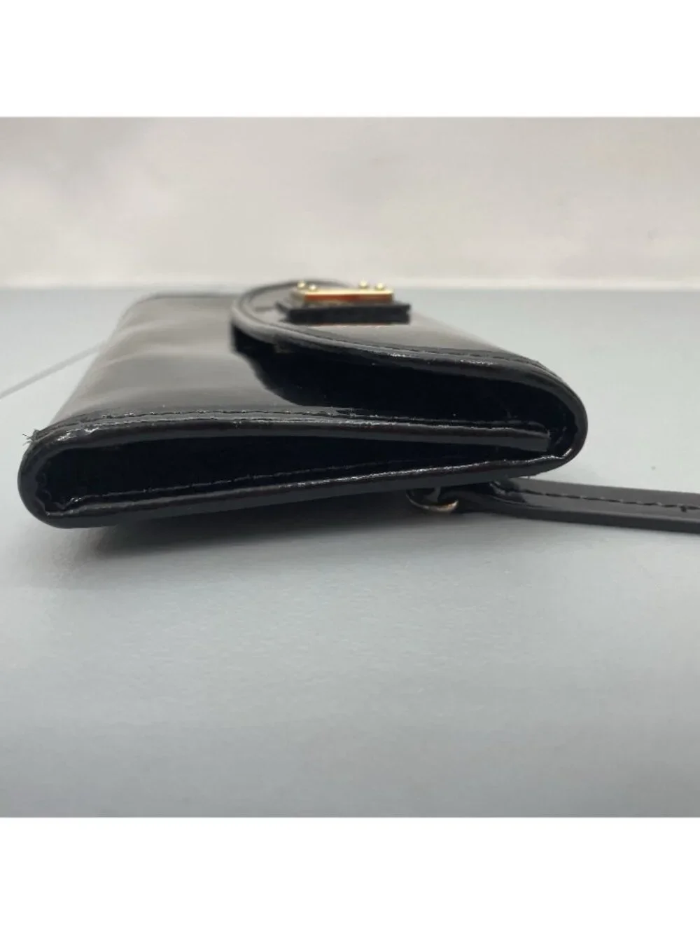 Dooney & Bourke Continental Clutch Wallet Patent Leather Black
